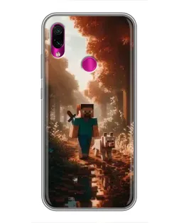 Чохол для Xiaomi Redmi Note 7 Pro з картинкою «Стів у лісі» Чохол для Xiaomi Redmi Note 7 Pro з картинкою «Стів у лісі»