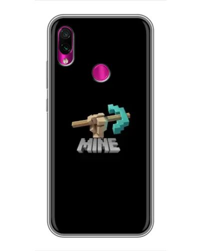 Чехол для Xiaomi Redmi Note 7 Pro с картинкой «Алмазная кирка»