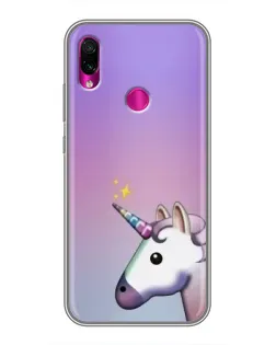 Чохол для Xiaomi Redmi Note 7 Pro з картинкою «Єдиноріг градієнт»