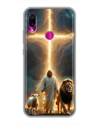 Чехол для Xiaomi Redmi Note 7 Pro с картинкой «Лев Иуды и Свет» Чехол для Xiaomi Redmi Note 7 Pro с картинкой «Лев Иуды и Свет»
