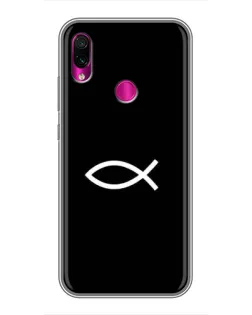 Чехол для Xiaomi Redmi Note 7 Pro с картинкой «Символ рыбы Jesus» Чехол для Xiaomi Redmi Note 7 Pro с картинкой «Символ рыбы Jesus»