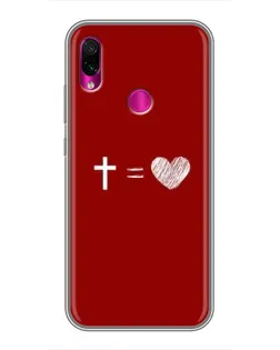 Чехол для Xiaomi Redmi Note 7 Pro с картинкой «Уравнение любви» Чехол для Xiaomi Redmi Note 7 Pro с картинкой «Уравнение любви»