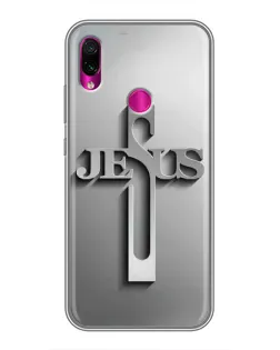 Чехол для Xiaomi Redmi Note 7 Pro с картинкой «Металлический крест Jesus» Чехол для Xiaomi Redmi Note 7 Pro с картинкой «Металлический крест Jesus»