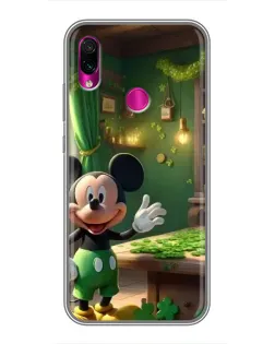 Чохол для Xiaomi Redmi Note 7 Pro з картинкою «Міккі в майстерні»