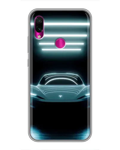 Чохол для Xiaomi Redmi Note 7 Pro з картинкою «Tesla в неоні» Чохол для Xiaomi Redmi Note 7 Pro з картинкою «Tesla в неоні»
