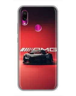 Чехол для Xiaomi Redmi Note 7 Pro с картинкой «Mercedes AMG — красная линия» Чехол для Xiaomi Redmi Note 7 Pro с картинкой «Mercedes AMG — красная линия»