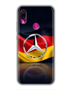 Чехол для Xiaomi Redmi Note 7 Pro с картинкой «Mercedes — флаг Германии» Чехол для Xiaomi Redmi Note 7 Pro с картинкой «Mercedes — флаг Германии»