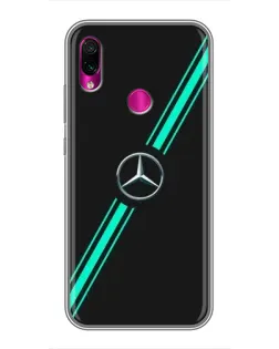 Чехол для Xiaomi Redmi Note 7 Pro с картинкой «Спортивные линии Mercedes» Чехол для Xiaomi Redmi Note 7 Pro с картинкой «Спортивные линии Mercedes»