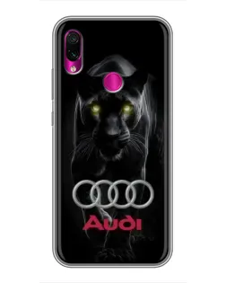 Чехол для Xiaomi Redmi Note 7 Pro с картинкой «Пантера и Audi» Чехол для Xiaomi Redmi Note 7 Pro с картинкой «Пантера и Audi»