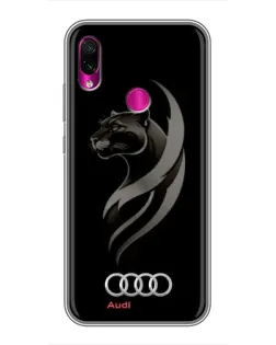 Чехол для Xiaomi Redmi Note 7 Pro с картинкой «Графика — пантера и Audi» Чехол для Xiaomi Redmi Note 7 Pro с картинкой «Графика — пантера и Audi»