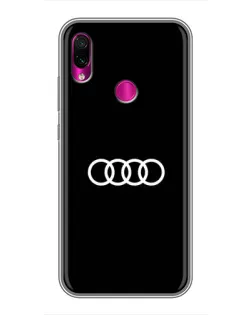 Чехол для Xiaomi Redmi Note 7 Pro с картинкой «Audi White Logo» Чехол для Xiaomi Redmi Note 7 Pro с картинкой «Audi White Logo»