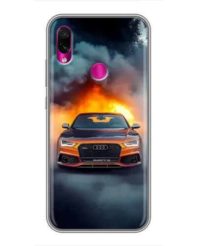 Чехол для Xiaomi Redmi Note 7 Pro с картинкой «Audi в огненном дыму» Чехол для Xiaomi Redmi Note 7 Pro с картинкой «Audi в огненном дыму»