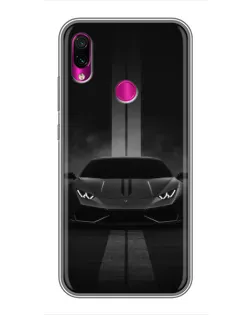 Чохол для Xiaomi Redmi Note 7 Pro з картинкою «Lamborghini симетрія доріг»