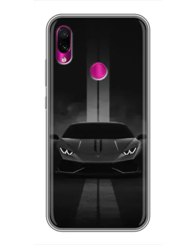 Чохол для Xiaomi Redmi Note 7 Pro з картинкою «Lamborghini симетрія доріг»