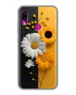 Чохол для Xiaomi Redmi Note 7 Pro з картинкою «Соняшник та ромашка» Чохол для Xiaomi Redmi Note 7 Pro з картинкою «Соняшник та ромашка»