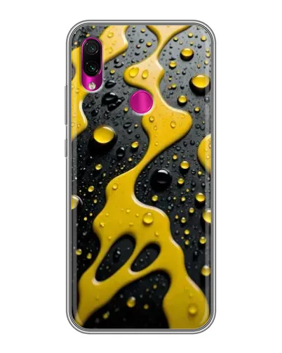 Чохол для Xiaomi Redmi Note 7 Pro з картинкою «Рідке жовте золото»