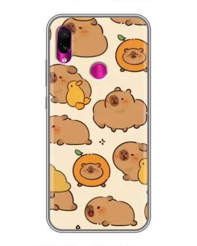 Чехол для Xiaomi Redmi Note 7 Pro с картинкой «Капибары с апельсинами» Чехол для Xiaomi Redmi Note 7 Pro с картинкой «Капибары с апельсинами»
