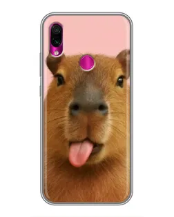 Чохол для Xiaomi Redmi Note 7 Pro з картинкою «Капібара з язиком» Чохол для Xiaomi Redmi Note 7 Pro з картинкою «Капібара з язиком»