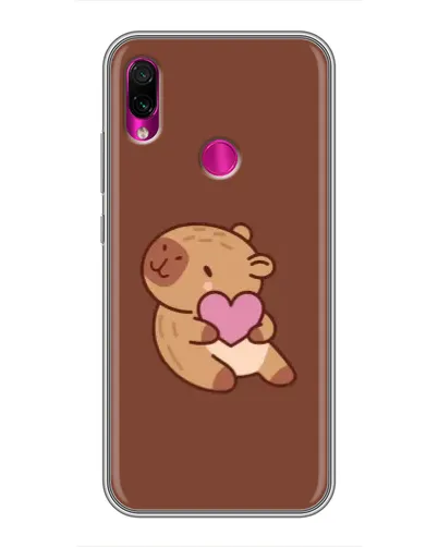 Чехол для Xiaomi Redmi Note 7 Pro с картинкой «Капибара с сердцем» Чехол для Xiaomi Redmi Note 7 Pro с картинкой «Капибара с сердцем»