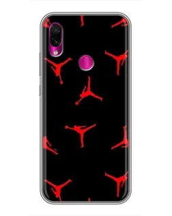 Чохол для Xiaomi Redmi Note 7 з картинкою «Jordan Red Pattern» Чохол для Xiaomi Redmi Note 7 з картинкою «Jordan Red Pattern»