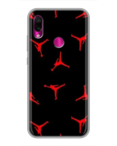 Чохол для Xiaomi Redmi Note 7 з картинкою «Jordan Red Pattern» Чохол для Xiaomi Redmi Note 7 з картинкою «Jordan Red Pattern»