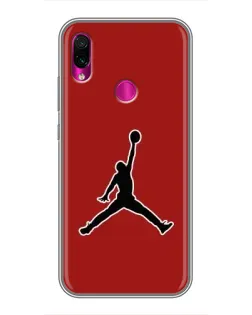 Чохол для Xiaomi Redmi Note 7 з картинкою «Jordan Red Back»