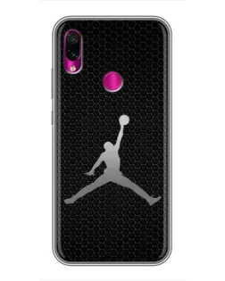 Чохол для Xiaomi Redmi Note 7 з картинкою «Jordan Dark Carbon»