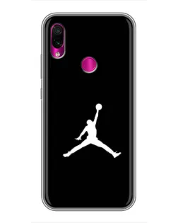 Чохол для Xiaomi Redmi Note 7 з картинкою «Jordan Silhouette»