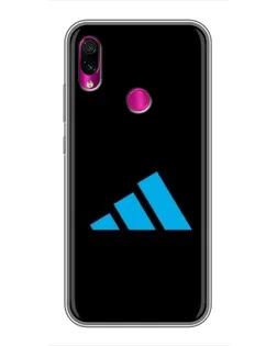 Чохол для Xiaomi Redmi Note 7 з картинкою «Adidas Cyan Logo»