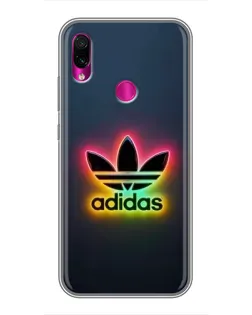 Чохол для Xiaomi Redmi Note 7 з картинкою «Неоновий Adidas»