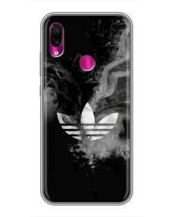 Чохол для Xiaomi Redmi Note 7 з картинкою «Абстрактний дим Adidas»