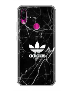 Чохол для Xiaomi Redmi Note 7 з картинкою «Білий мармур Adidas»