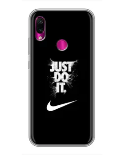 Чохол для Xiaomi Redmi Note 7 з картинкою «Текстовий принт Nike»