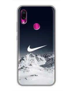 Чохол для Xiaomi Redmi Note 7 з картинкою «Nike — зимові гори»