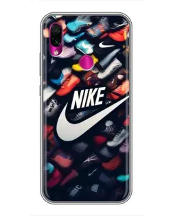Чохол для Xiaomi Redmi Note 7 з картинкою «Колекція кросівок Nike»