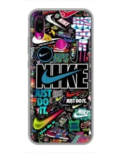 Чехол для Xiaomi Redmi Note 7 с картинкой «Яркий коллаж Nike» Чехол для Xiaomi Redmi Note 7 с картинкой «Яркий коллаж Nike»