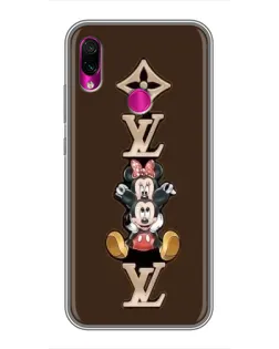Чохол для Xiaomi Redmi Note 7 з картинкою «LV та Міккі Маус»