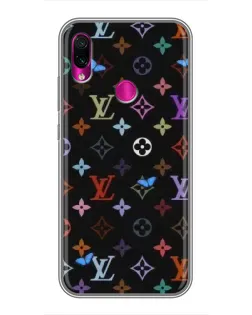 Чохол для Xiaomi Redmi Note 7 з картинкою «Кольорова монограма LV»