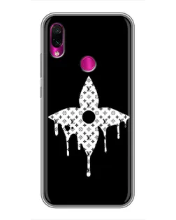 Чохол для Xiaomi Redmi Note 7 з картинкою «Квіткова монограма»