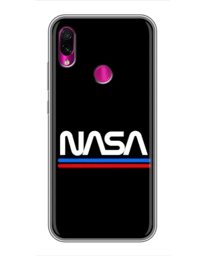 Чохол для Xiaomi Redmi Note 7 з картинкою «NASA — класика Red Blue» Чохол для Xiaomi Redmi Note 7 з картинкою «NASA — класика Red Blue»