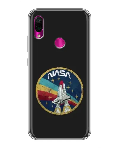 Чохол для Xiaomi Redmi Note 7 з картинкою «NASA — емблема місії» Чохол для Xiaomi Redmi Note 7 з картинкою «NASA — емблема місії»