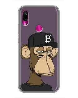 Чохол для Xiaomi Redmi Note 7 з картинкою «Bored Ape в кепці»