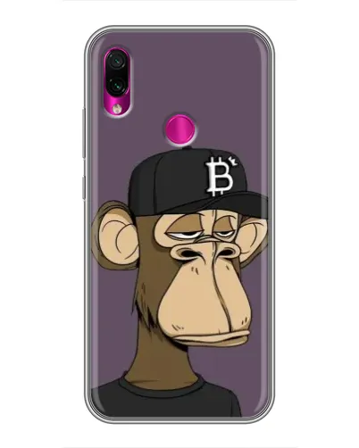 Чохол для Xiaomi Redmi Note 7 з картинкою «Bored Ape в кепці» Чохол для Xiaomi Redmi Note 7 з картинкою «Bored Ape в кепці»
