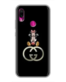 Чохол для Xiaomi Redmi Note 7 з картинкою «Мінні Маус на лого»