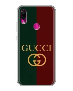 Чехол для Xiaomi Redmi Note 7 с картинкой «Gucci — темно-зеленый градиент»