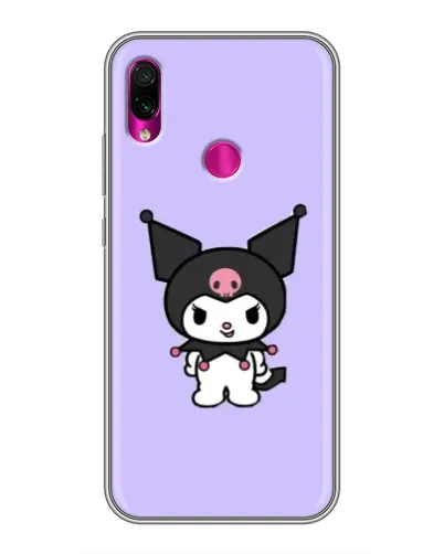 Чохол для Xiaomi Redmi Note 7 з картинкою «Kuromi — ніжний фіолетовий»