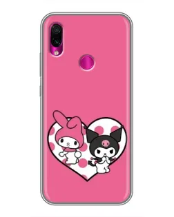 Чохол для Xiaomi Redmi Note 7 з картинкою «Kuromi та My Melody» Чохол для Xiaomi Redmi Note 7 з картинкою «Kuromi та My Melody»