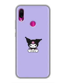 Чохол для Xiaomi Redmi Note 7 з картинкою «Kuromi — фіолетовий мінімалізм» Чохол для Xiaomi Redmi Note 7 з картинкою «Kuromi — фіолетовий мінімалізм»