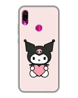 Чохол для Xiaomi Redmi Note 7 з картинкою «Kuromi та серце» Чохол для Xiaomi Redmi Note 7 з картинкою «Kuromi та серце»