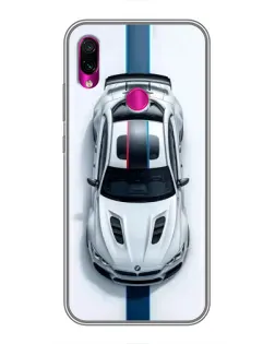 Чехол для Xiaomi Redmi Note 7 с картинкой «Вид сверху — BMW M» Чехол для Xiaomi Redmi Note 7 с картинкой «Вид сверху — BMW M»
